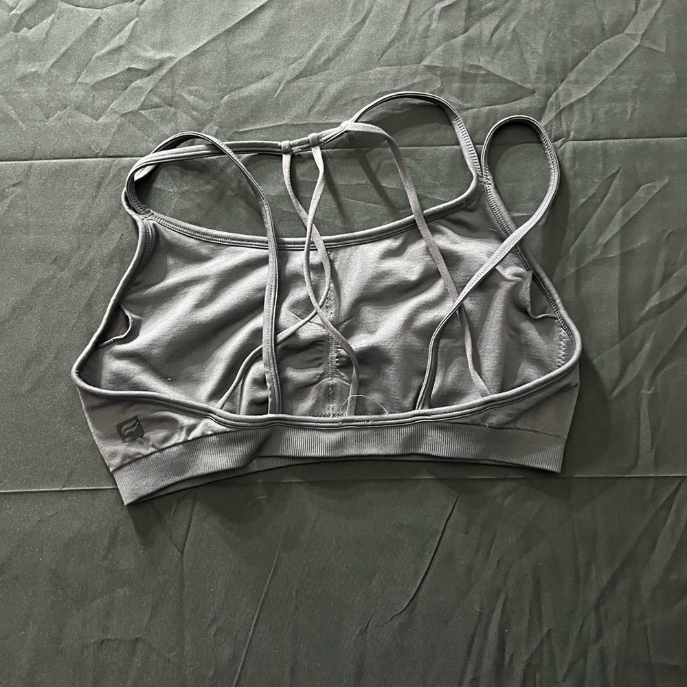 Fabletics Charcoal Sports Bra - Picture 2 of 4